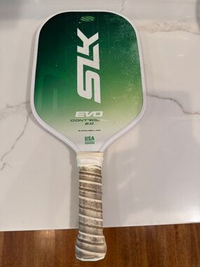 SLK EVO Control 2.0 Pickleball Paddle - Green/White